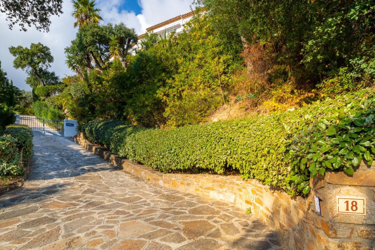 Vistazur Luxueux Appartement Avec Terrasse Et Piscine Le Le Rayol-Canadel-sur-Mer Exterior foto